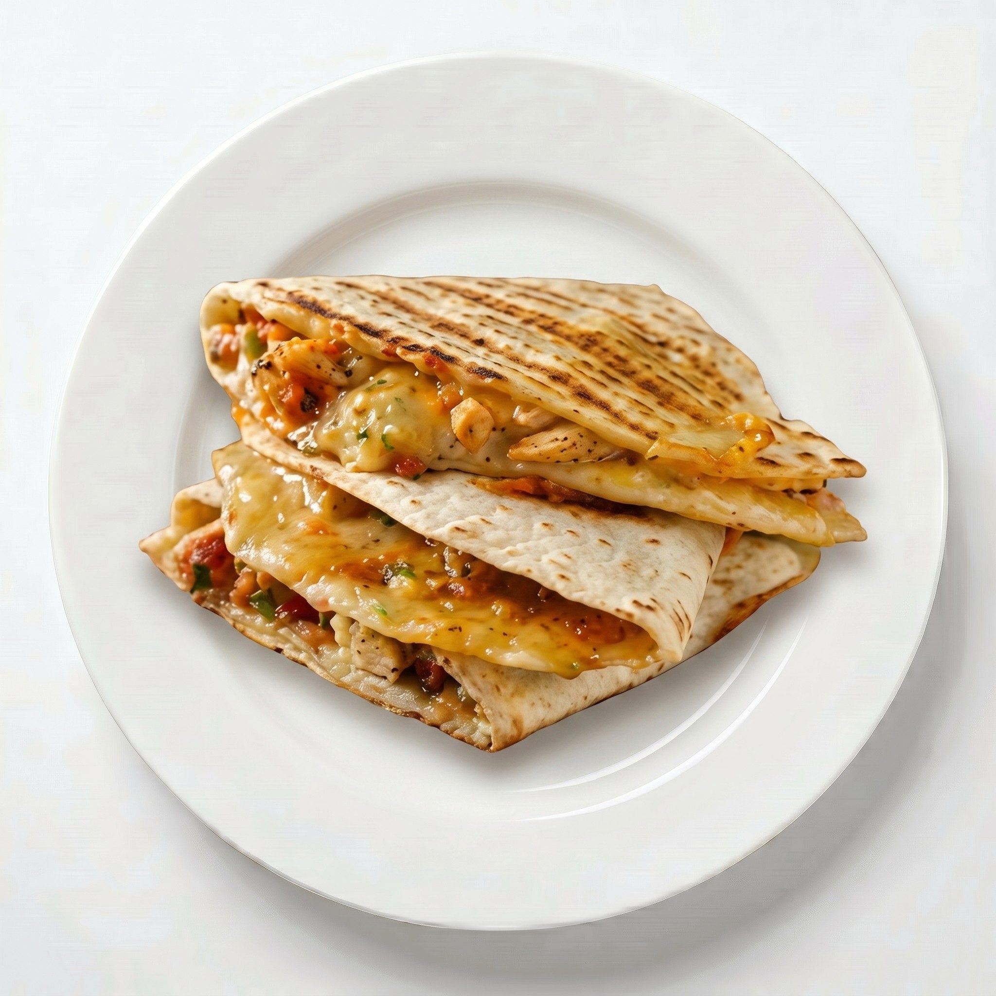 Carne & Queso Quesadilla / Meat & Cheese.