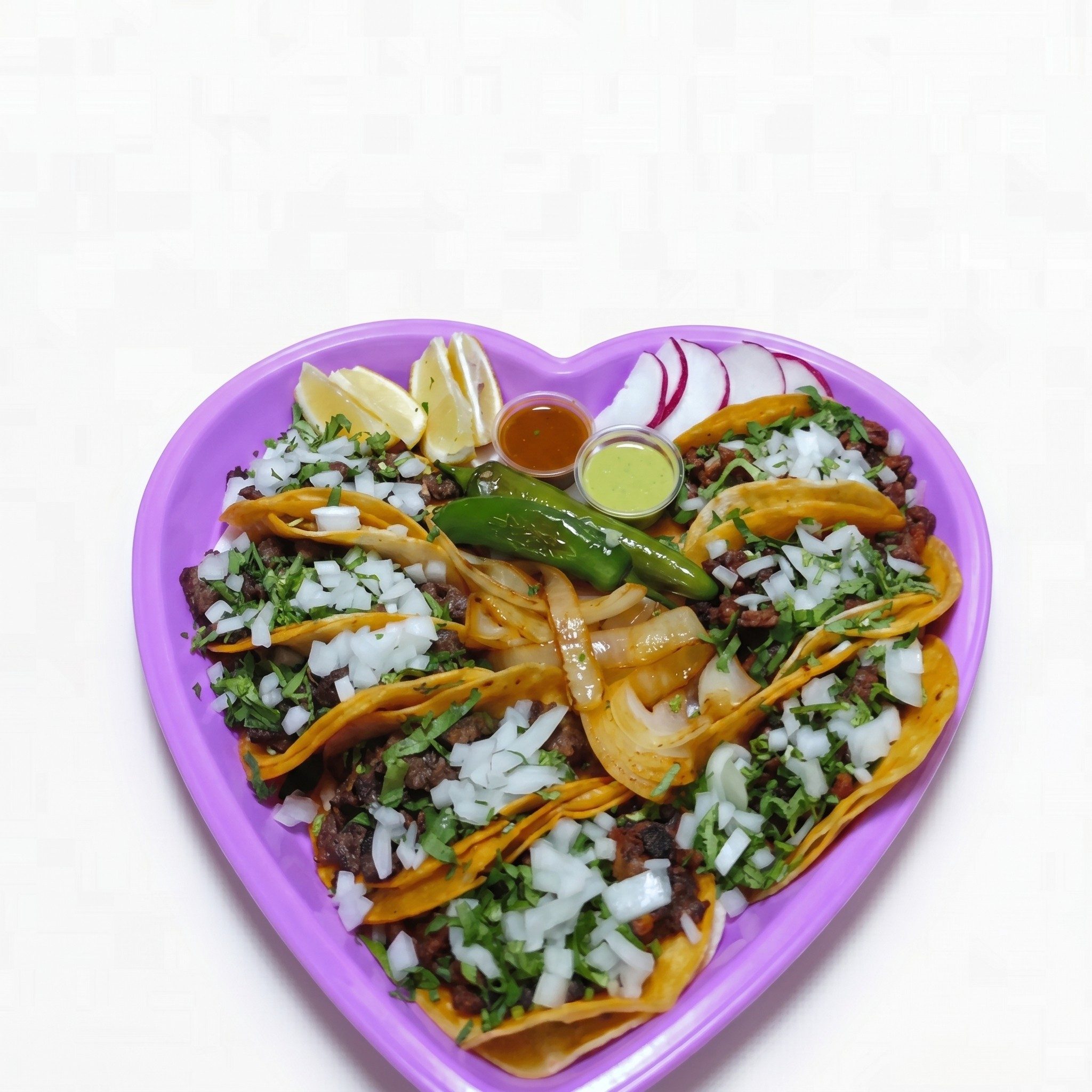 Taco Heart Tray (San Valentín Special).