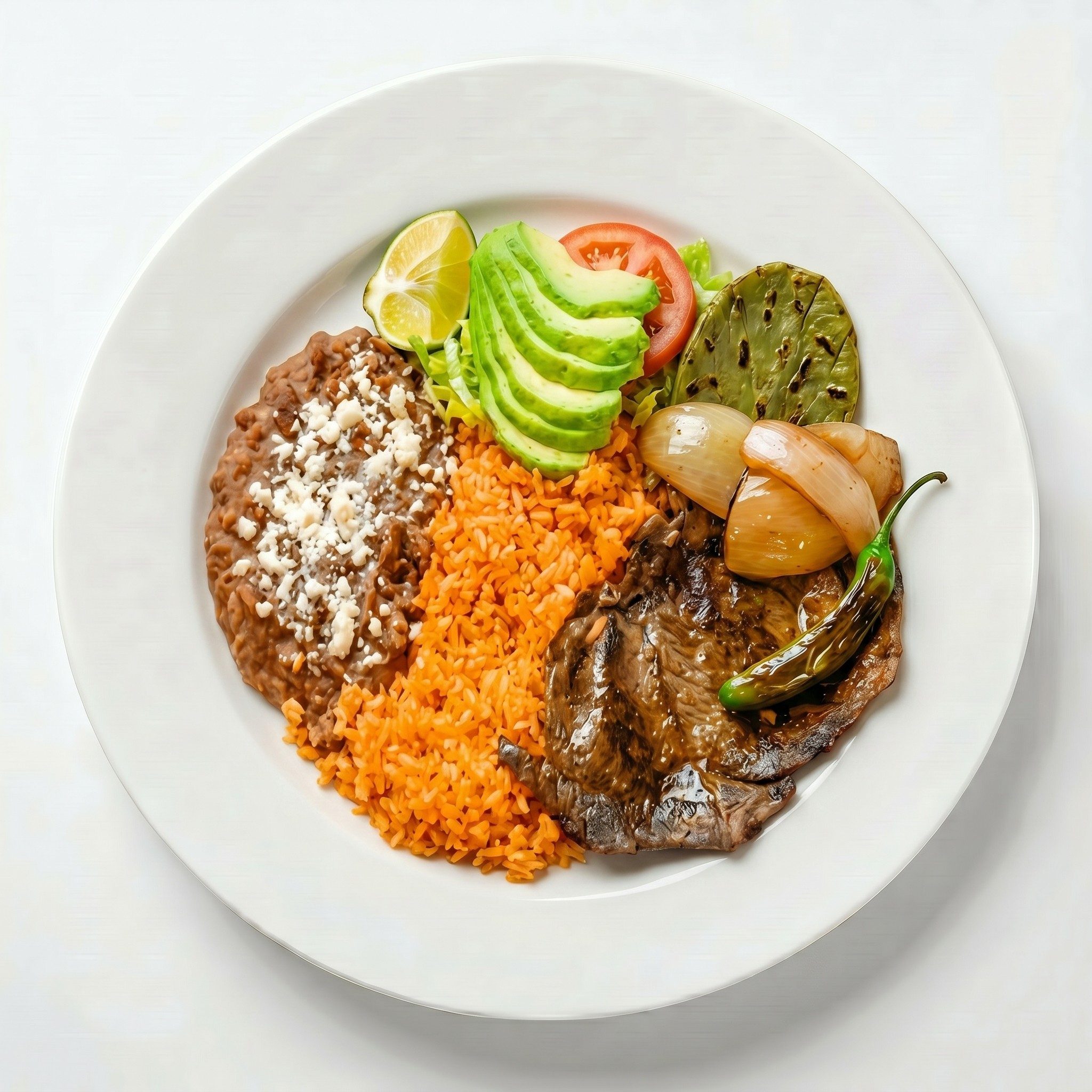 Platillo De Carne Asada.