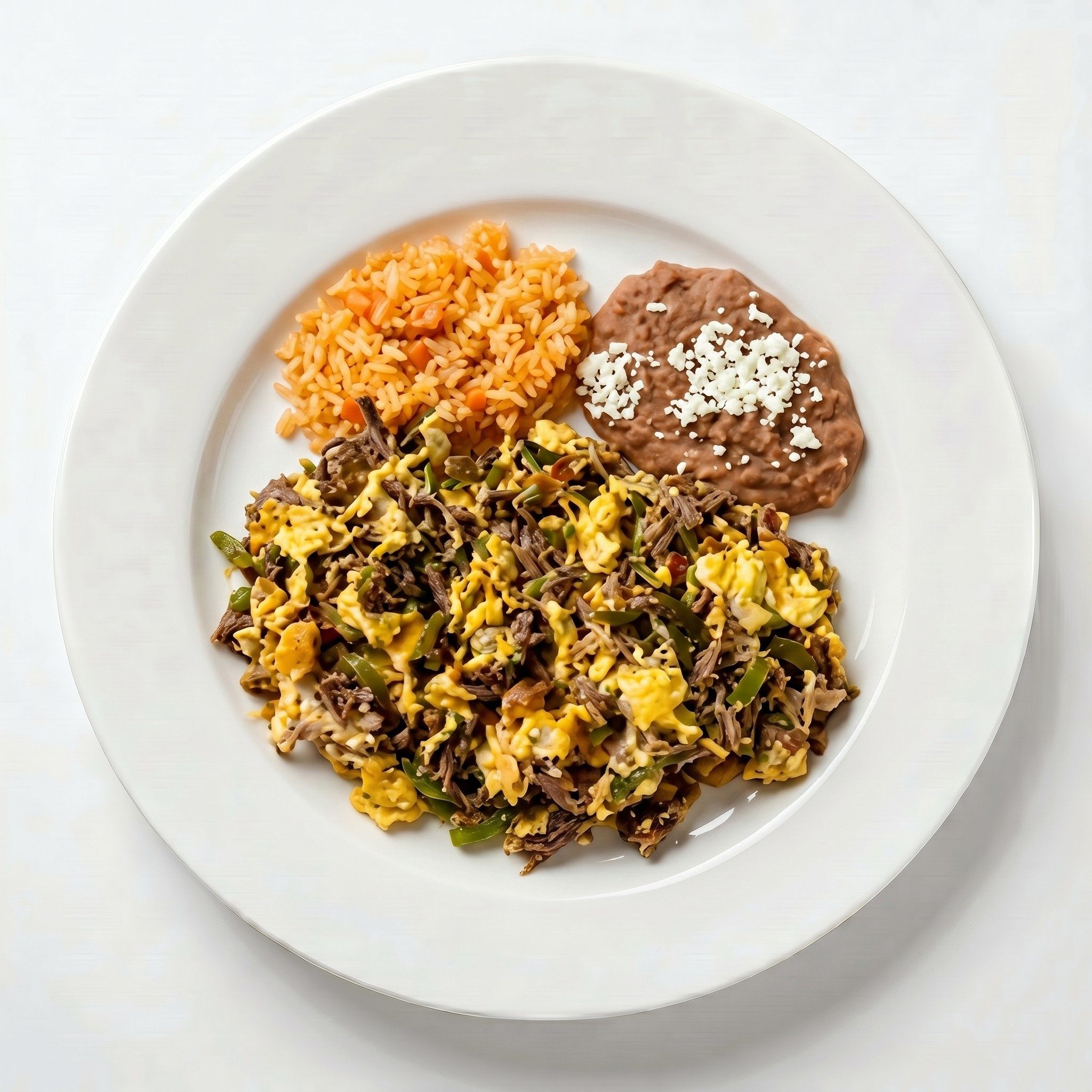 Machaca Con Huevo Plate.