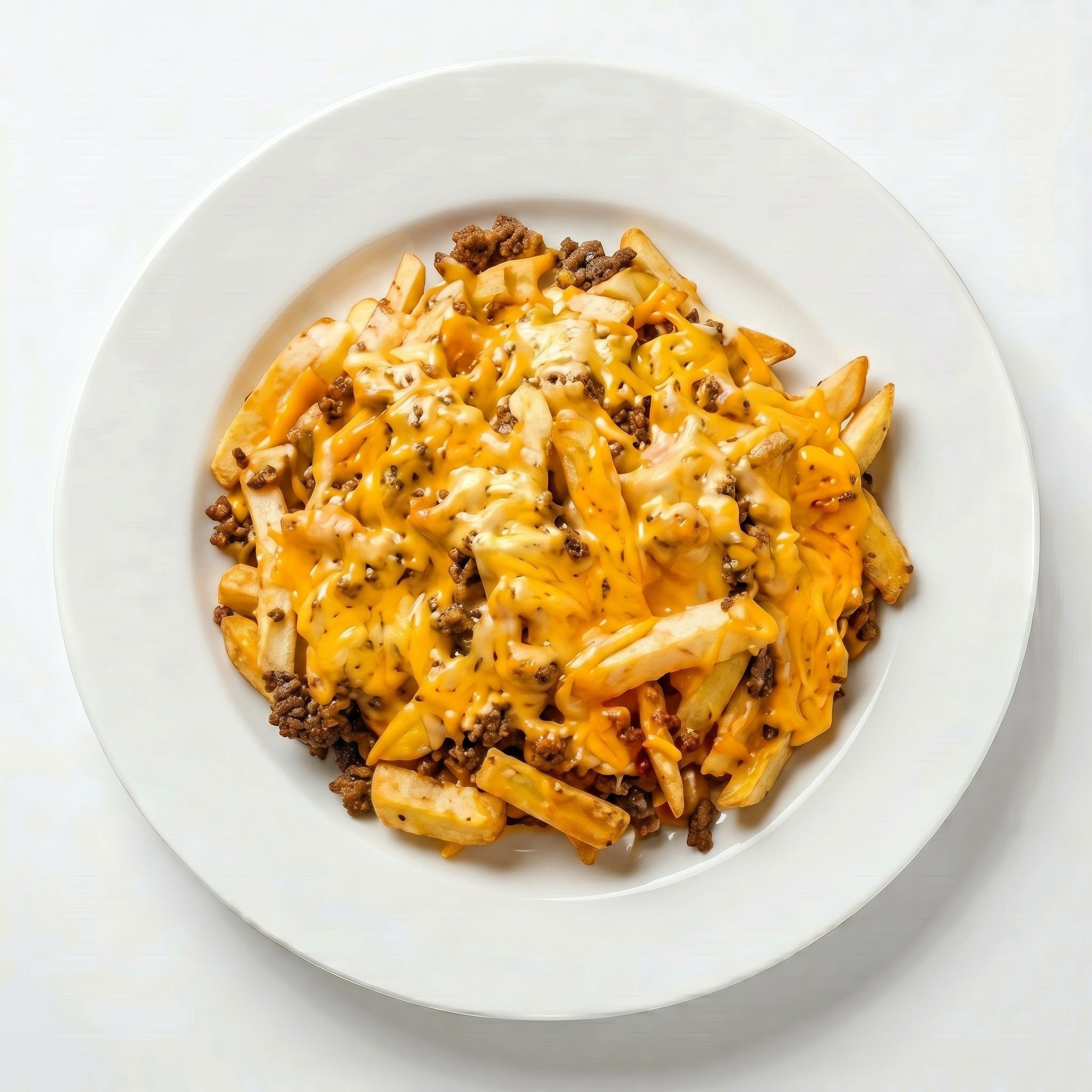 Cheese Fries Con Carne.