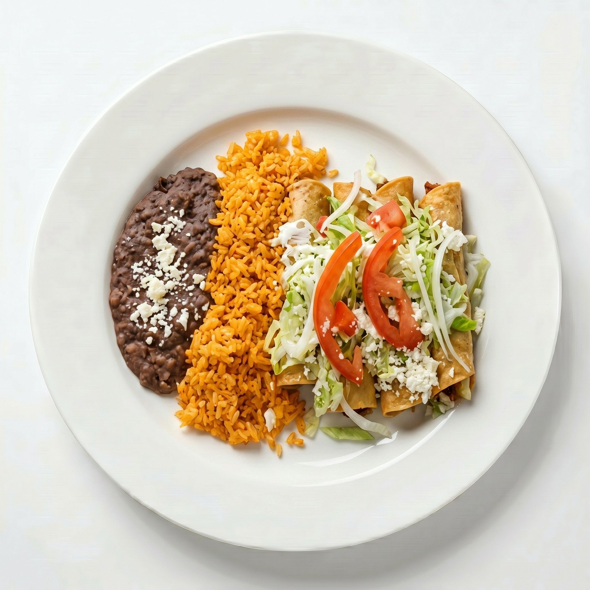 Platillo De Tacos Dorados.