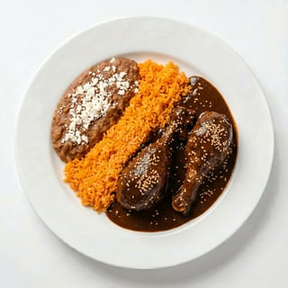 Platillo De Mole Con Pollo